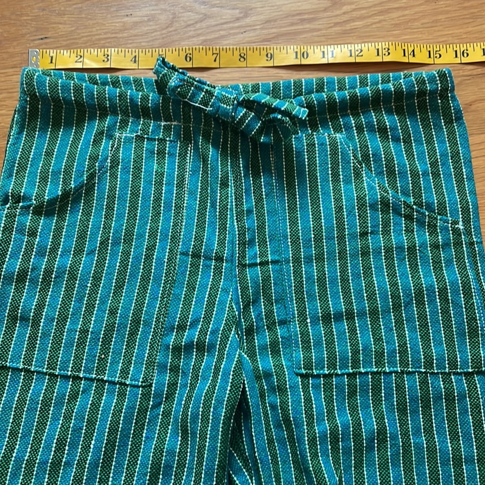 Emerald Striped Women's Joggers - Picture 5 of 12